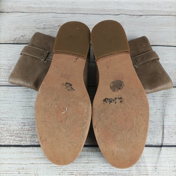 Frye Womens Anna Shortie Boots Size 8M Tan Ash Leather 3479261 - Picture 8 of 8